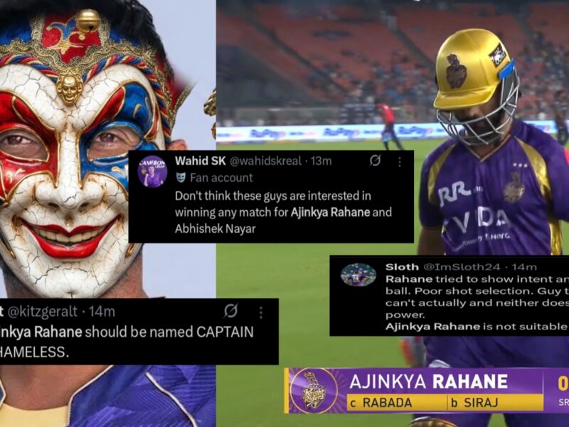 "মান-সম্মানে গোবর মাখাচ্ছে..", গুজরাটের বিপক্ষেও সম্পূর্ণ ব্যর্থ রাহানে, সোশ্যাল মিডিয়ায় সমালোচনার ঝড় !! 6