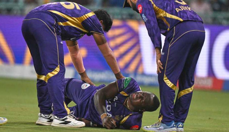 বিপজ্জনকভাবে চোট পেয়ে মাঠ ছাড়লেন রোভম্যান পাওয়েল, মাথায় হাত KKR দলের !! 2