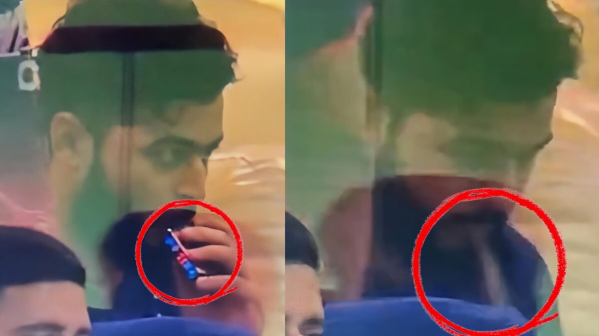 ম্যাচ চলাকালীন সিগারেটে সুখটান রিয়ান পরাগের, ভিডিও সামনে আসতেই শুরু বিতর্ক !! 1