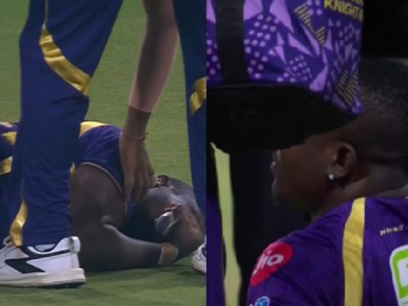 বিপজ্জনকভাবে চোট পেয়ে মাঠ ছাড়লেন রোভম্যান পাওয়েল, মাথায় হাত KKR দলের !! 10