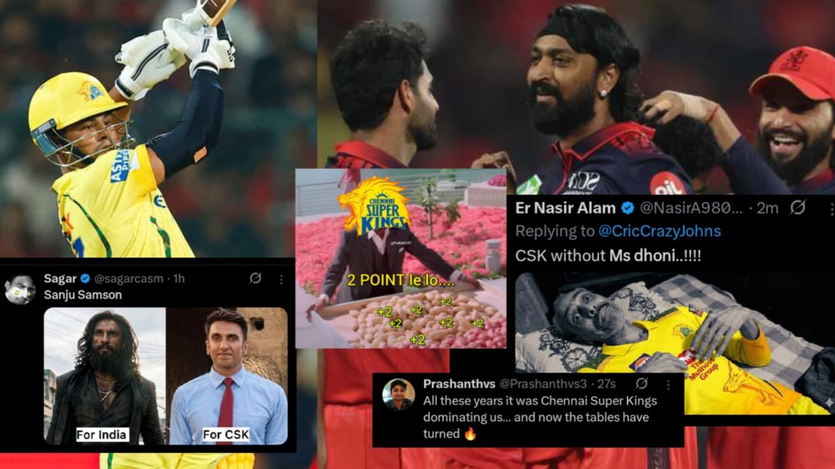 "ধোনি ছাড়া হাতে হ্যারিকেন..", RCB'এর বিপক্ষে বিশাল ব্যবধানে হার CSK'এর, সোশ্যাল মিডিয়ায় কঠিন ক্লাস ভক্তদের !! 1