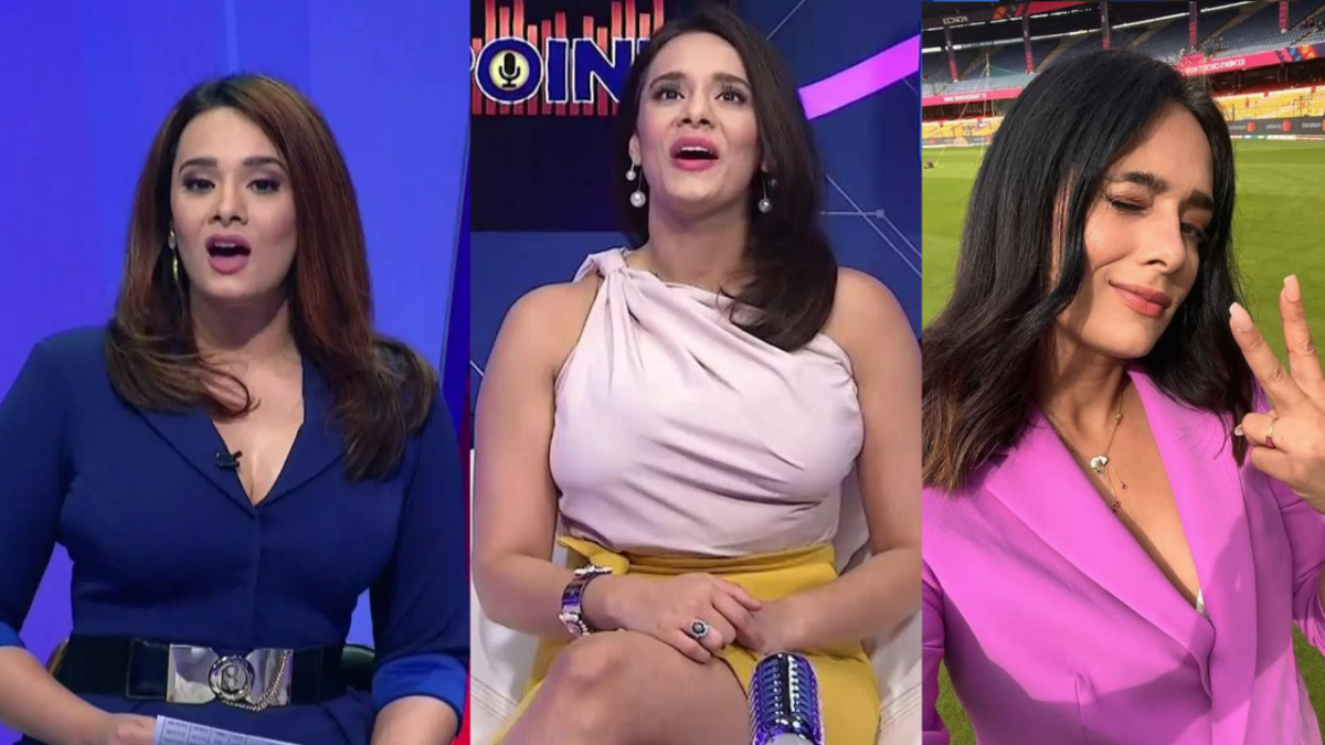 রূপে হার মানান বলি নায়িকাদের, মাইক্রোফোন হাতে ক্রিকেট দুনিয়ার মায়ান্তির রাজ !! 1