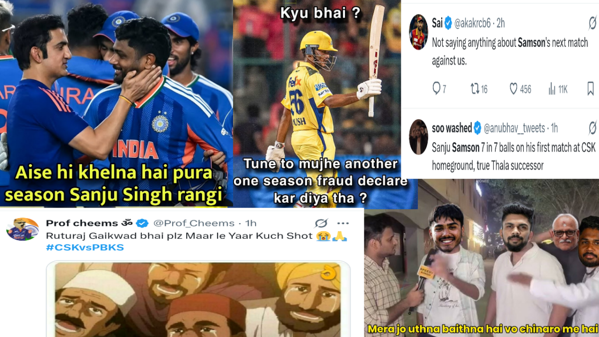 "মেরে কেটে রান তুলতে হচ্ছে..." পাঞ্জাবের সামনে ২১২ রানের টার্গেট রাখলো CSK, সমাজ মাধ্যমে চর্চা শুরু !! 1