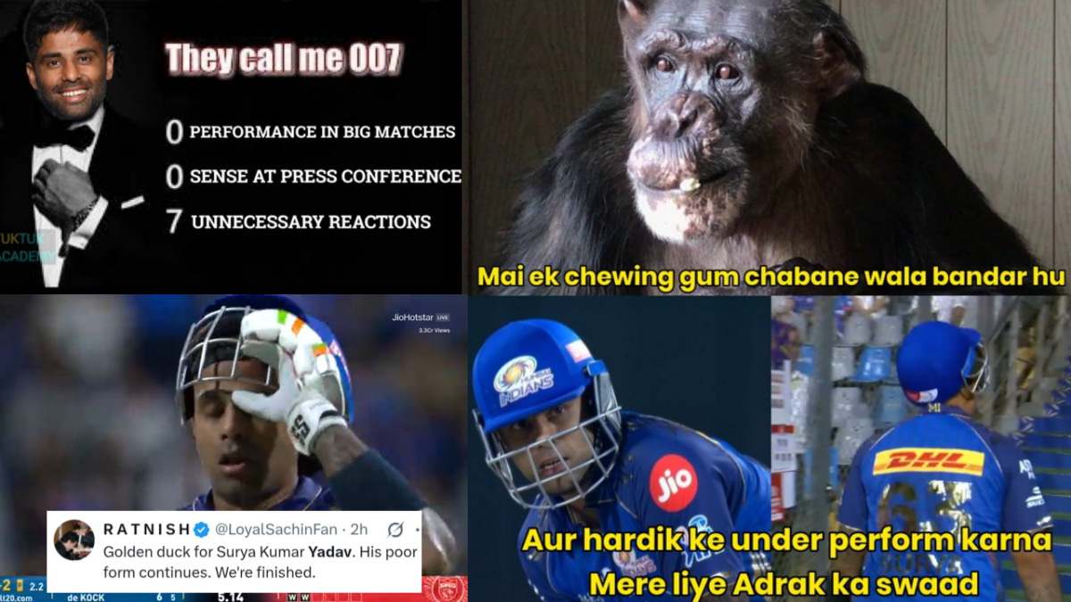 "বা&লের ৩৬০ ডিগ্রি প্লেয়ার..." পাঞ্জাবের বিরুদ্ধে গোল্ডেন ডাক সূর্যকুমার যাদব, সমাজ মাধ্যমে ব্যাপক ট্রোলড !! 1