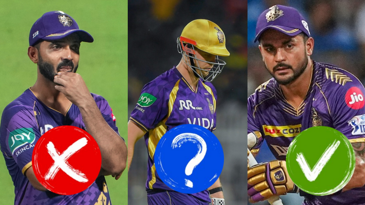 বাদ রাহানে-বৈভব, এন্ট্রি মনিশ-উমরানের, প্রকাশ্যে LSG'এর বিরুদ্ধে KKR'এর একাদশ !! 1