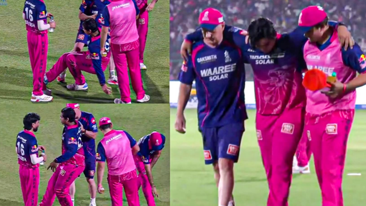 মাঠ ছাড়তে হয়েছে সতীর্থদের কাঁধে ভর দিয়ে, গুরুতর চোটে জর্জরিত বৈভব সূর্যবংশী !! 1