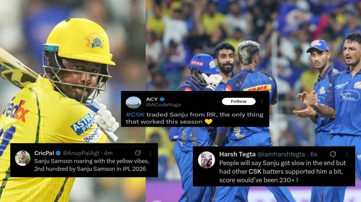 "চেন্নাইয়ের বাহুবলির দম..", সঞ্জু দুরন্ত ব্যাটিং'এর বিশাল লক্ষ্যমাত্রা দিল CSK, মুম্বাইকে নিয়ে চর্চা ভক্তদের !! 1