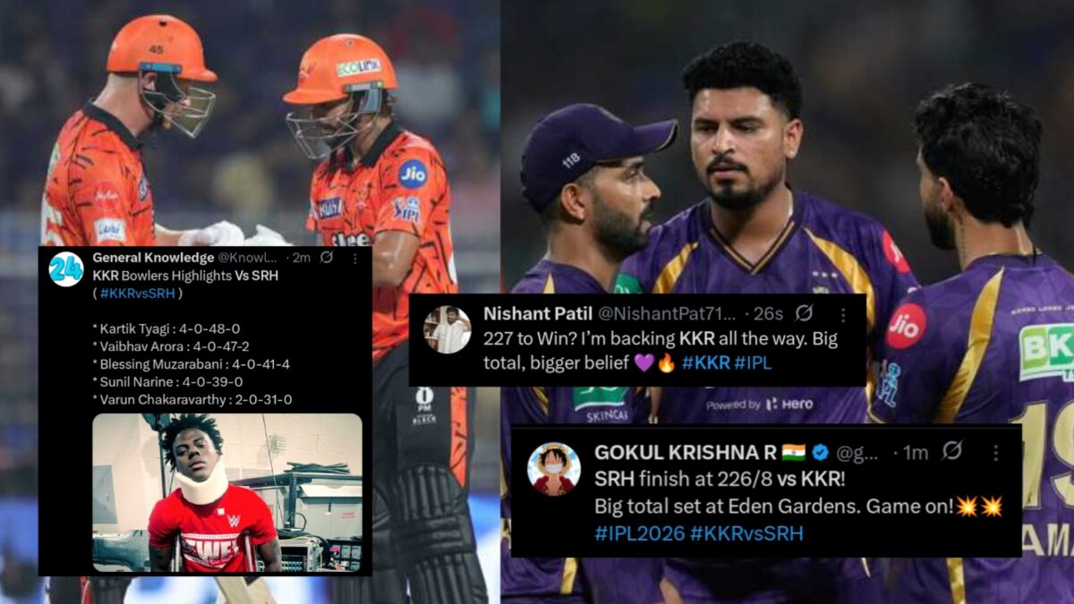 "হাঁটু কাঁপিয়ে ছেড়েছে..", অভিষেক-ক্লাসেনের দুরন্ত লড়াইয়ে বিশাল লক্ষ্যমাত্রা দিল SRH, দিশেহারা KKR চর্চায় !! 1