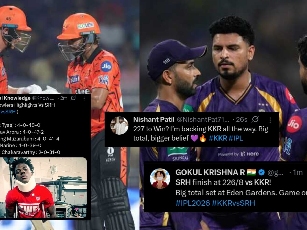 "হাঁটু কাঁপিয়ে ছেড়েছে..", অভিষেক-ক্লাসেনের দুরন্ত লড়াইয়ে বিশাল লক্ষ্যমাত্রা দিল SRH, দিশেহারা KKR চর্চায় !! 16