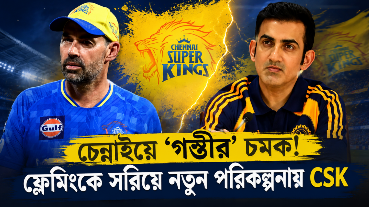 চেন্নাইয়ে ‘গম্ভীর’ চমক! ফ্লেমিংকে সরিয়ে নতুন পরিকল্পনায় CSK 1
