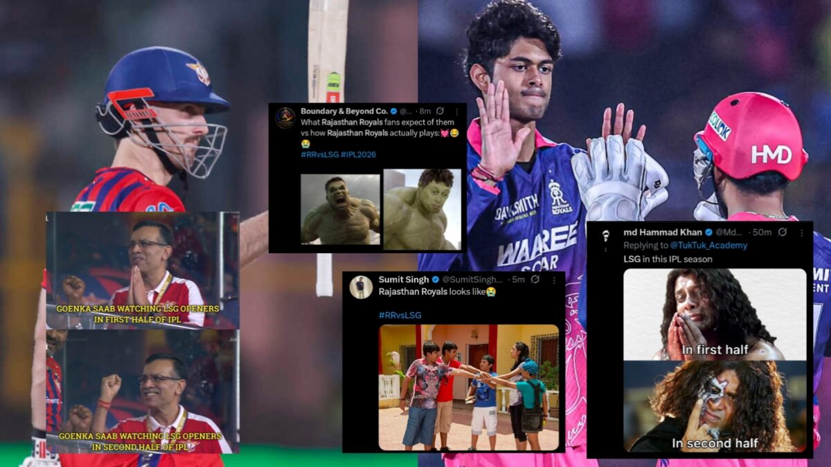 "ছেলেখেলা করতে মাঠে নামে..", মার্শের বিধ্বংসী ব্যাটিং'এ লখন‌উয়ের রানের পাহাড়, রাজস্থানকে নিয়ে খিল্লি ভক্তদের !! 1