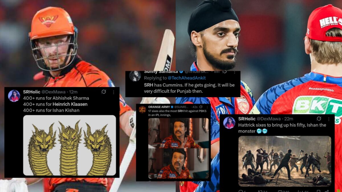 "আগ্নেয়গিরির বিস্ফোরক..", ঈশান-ক্লাসেনের ব্যাটে রানের বন্যা হায়দ্রাবাদের, PBKS'কে নিয়ে কটাক্ষ ভক্তদের !! 1