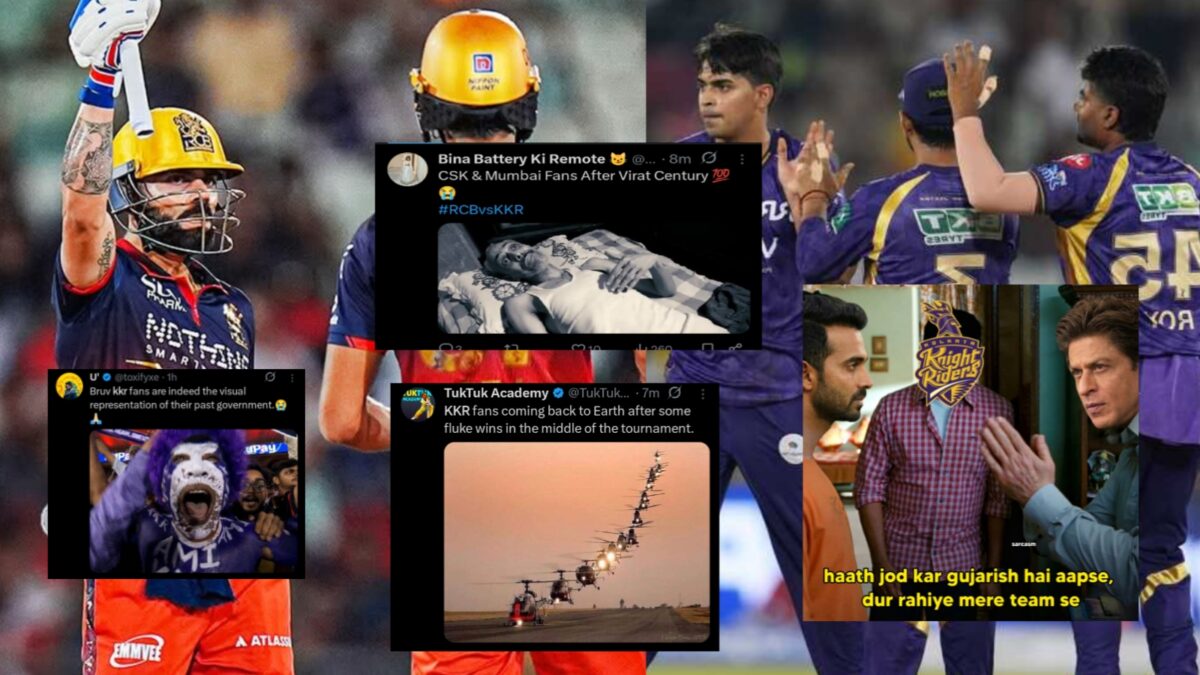 'নটে গাছটি মুড়োলো..', বিরাটের শতরানে KKR'এর স্বপ্নভঙ্গ, RCB'এর কাছে হারে ভক্তদের সমালোচনার ঝড় !! 1