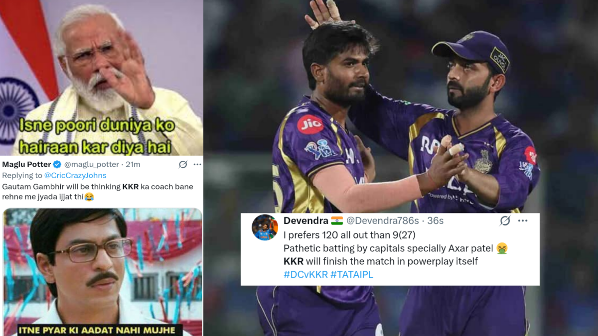 "গর্তে ঢু%কিয়ে দিলো..." KKR'এর সামনে ১৪২ রানে শেষ দিল্লির ব্যাটিং, সমাজ মাধ্যমে চর্চা শুরু !! 1