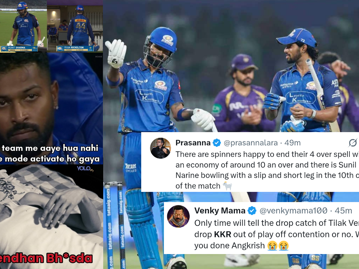 "খেলার জাতটাই মেরে দিলো..." KKR'এর সামনে মাত্র ১৪৭ রানে শেষ মুম্বইয়ের ব্যাটিং, সমাজ মাধ্যমে চর্চা শুরু !! 17