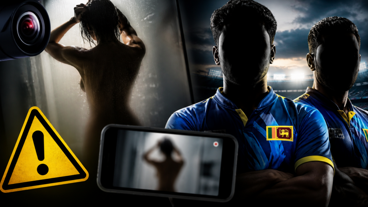 গোপনে স্নানের দৃশ্য রেকর্ড! বড়সড় কেলেঙ্কারিতে জড়ালেন শ্রীলঙ্কার দুই ক্রিকেটার 1