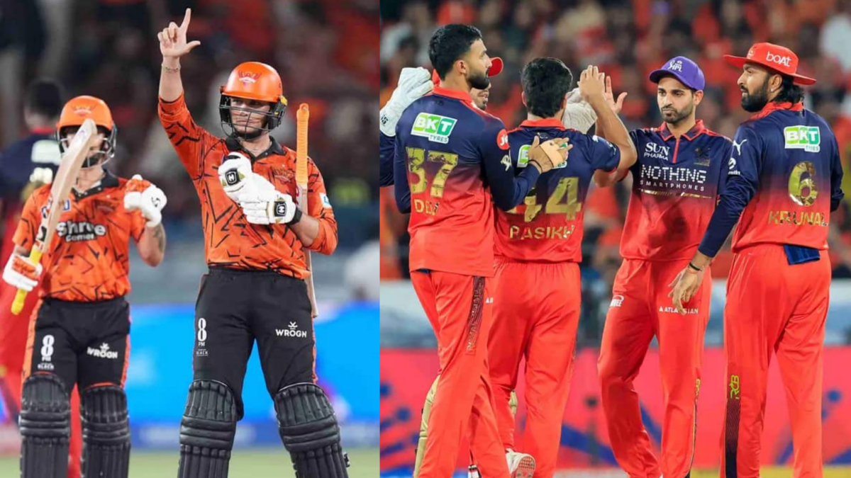 কিষান-অভিষেকদের ব্যাটিং তান্ডবে ঝলসে গেল RCB, ৫৫ রানে বড় জয় SRH'এর !! 1